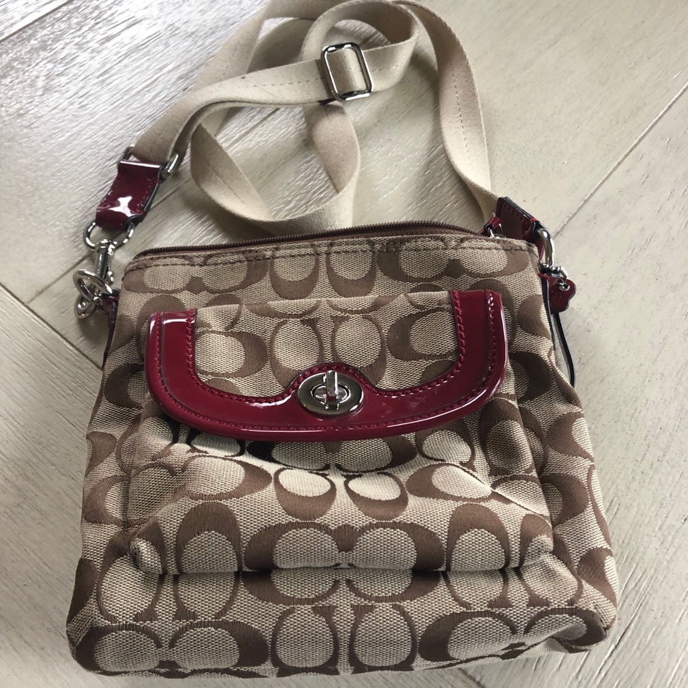 Coach cross body bag